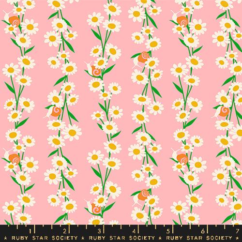 Printed Cotton Poplin - Carousel by Ruby Star - Balmy Daisy