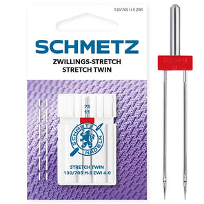 Schmetz - Sewing Machine Needles - Twin Stretch 4/75