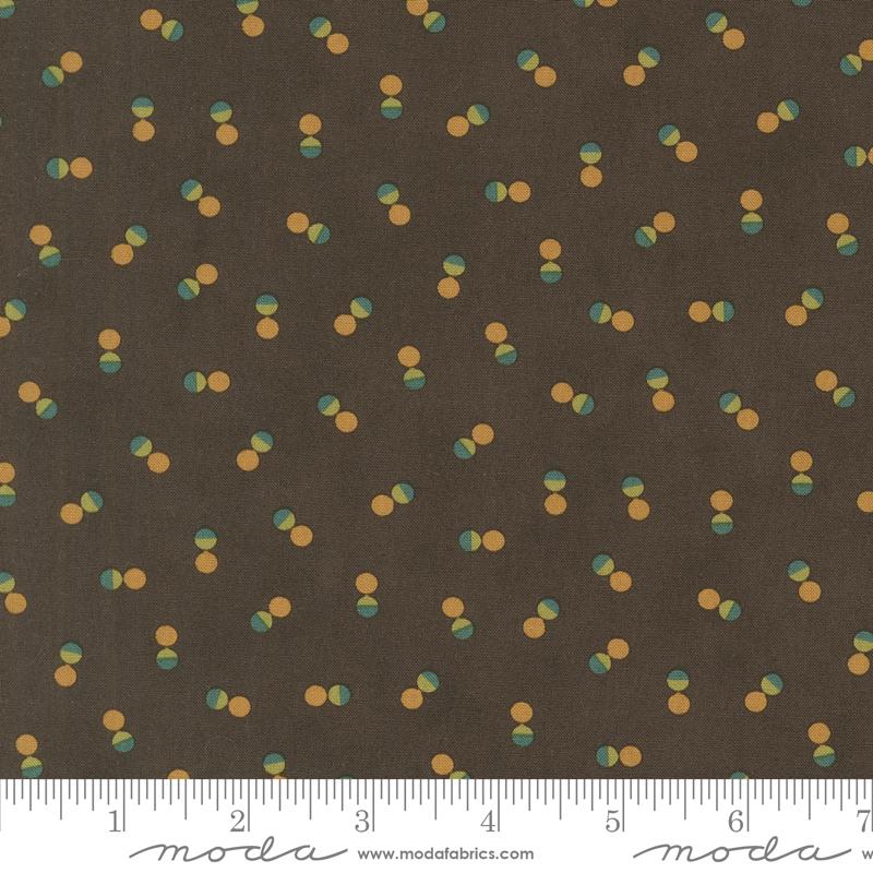 Printed Cotton Poplin - Unity by Moda - Chocolate