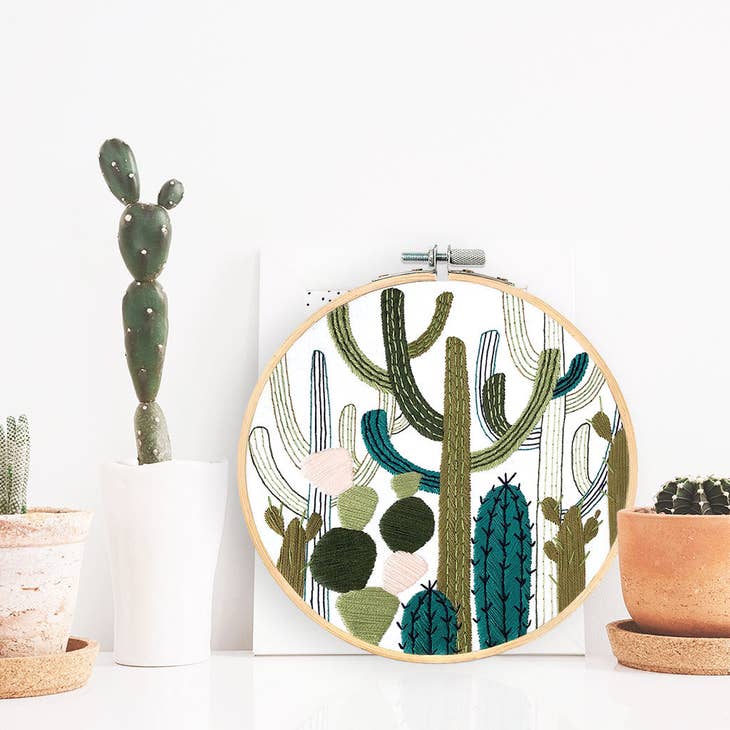 Embroidery and Sage - Kit - Cactus Garden