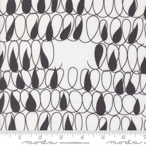 Printed Cotton Poplin - Simply Cozy - Drops Blenders - White