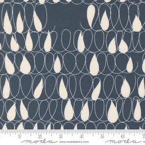 Printed Cotton Poplin - Simply Cozy - Drops Blenders - Navy
