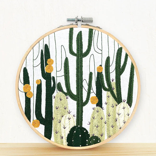 Embroidery and Sage - Kit - Cactus Bloom