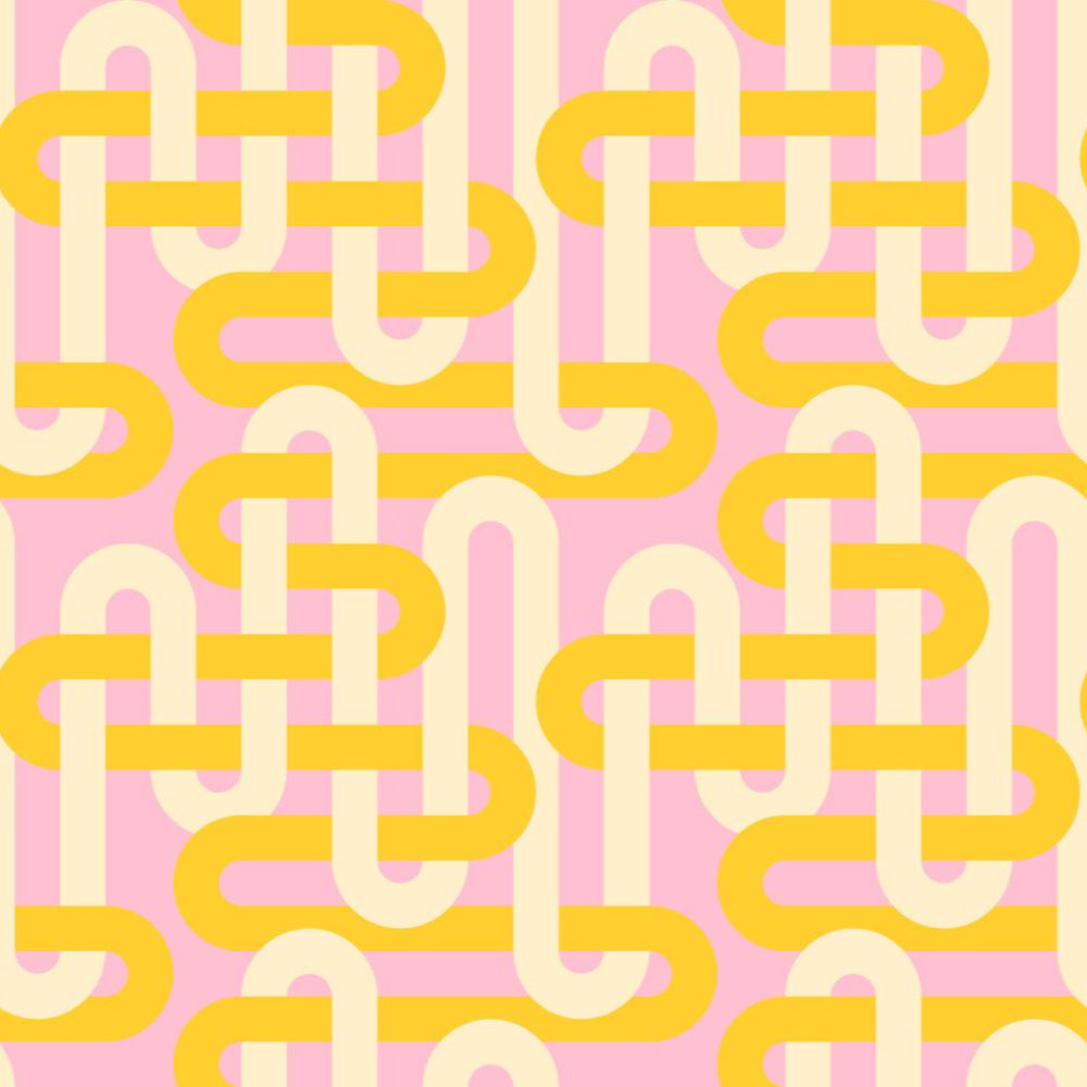 Drapey Cotton Print - Emily Van Hoff Groove - Sorbet