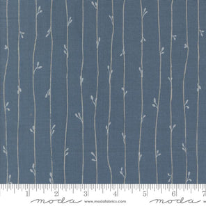 Printed Cotton Poplin - Rainier - Budding Stripes - Nantucket