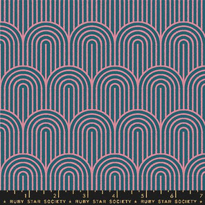 Printed Lightweight Canvas - Geometry by Ruby Star - Arches Galaxy