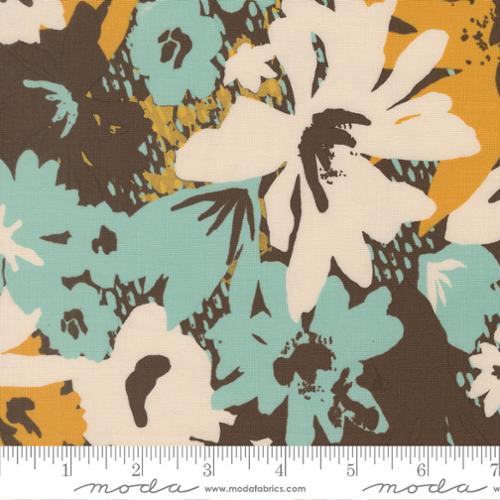 Printed Cotton Poplin - Boho Haven - Menagerie - Walnut