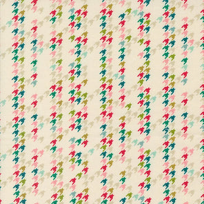 Printed Cotton Poplin - Cozy Wonderland - Houndstooth