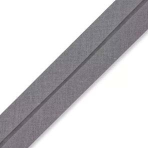Prym Cotton Bias Binding 30mm - 402 Grey