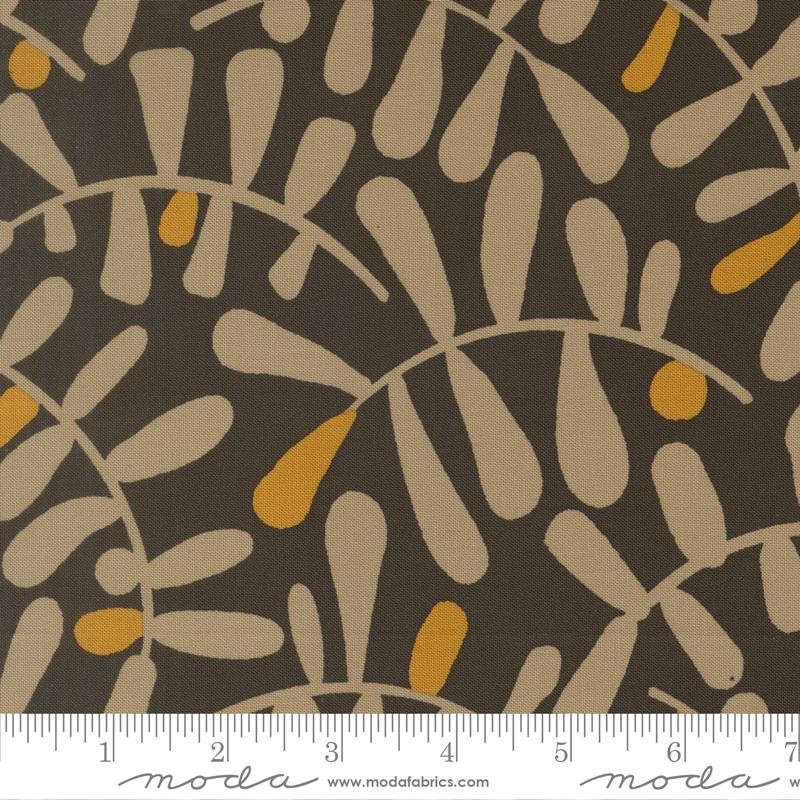 Printed Cotton Poplin - Mira - Calm - Onyx