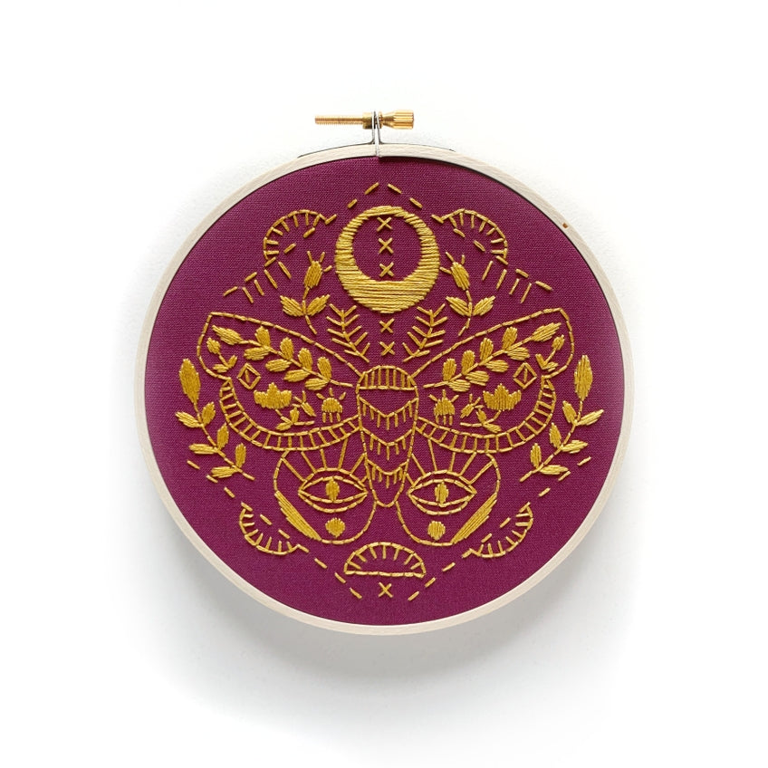 Embroidery Kit - Rikrack - Mythic Moth