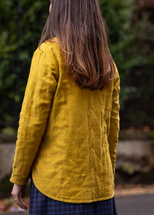 Quilted Tamarack Jacket in European Linen