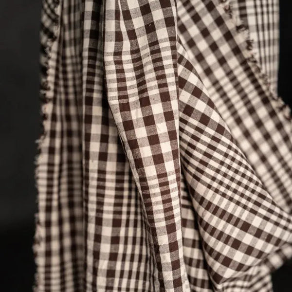 Merchant & Mills - Organic Cotton / Linen Check - Log Cabin
