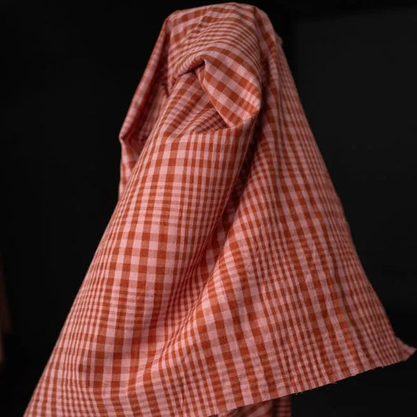 Merchant & Mills - Organic Cotton / Linen Check - Sorbet Melt