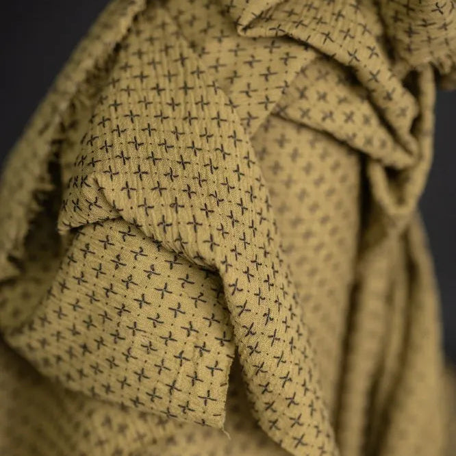 Merchant & Mills - Indian Cotton Cross Stitch - Salto Green