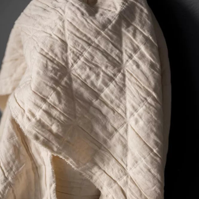 Merchant & Mills - Quilted Jacquard Cotton - Ecru