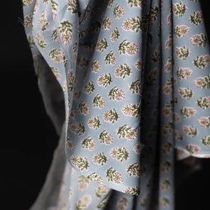 Merchant & Mills Phoebe Blues Indian Block Print Cotton