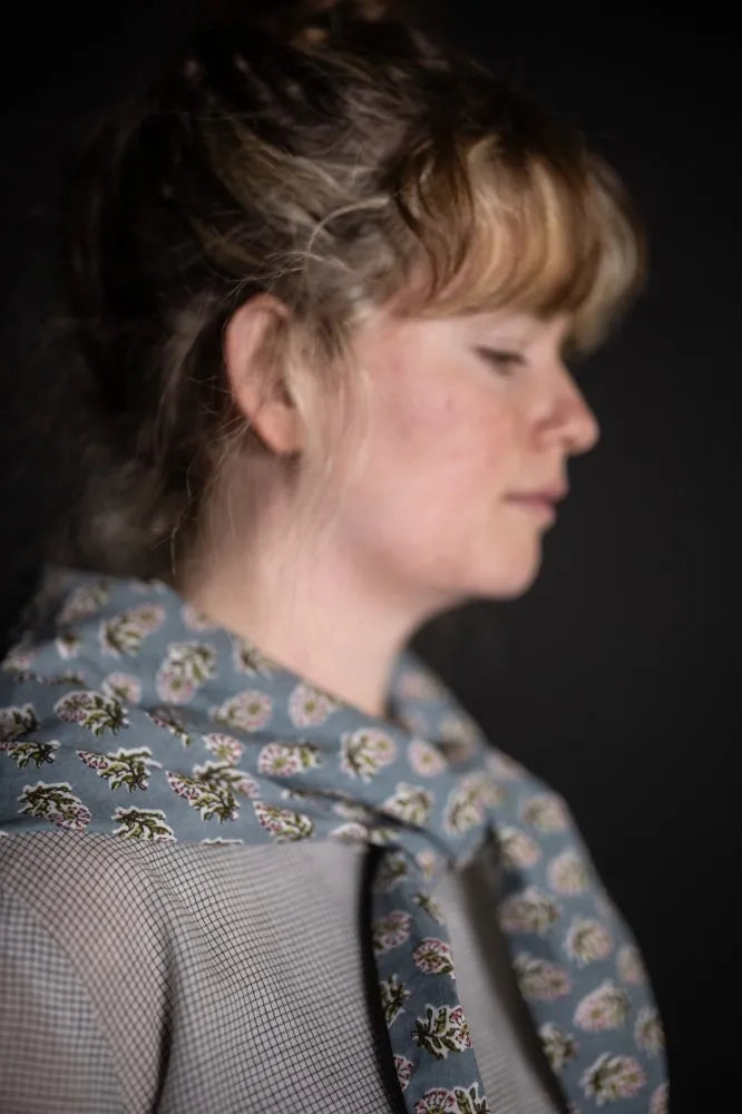 Merchant & Mills Phoebe Blues Indian Block Print Cotton