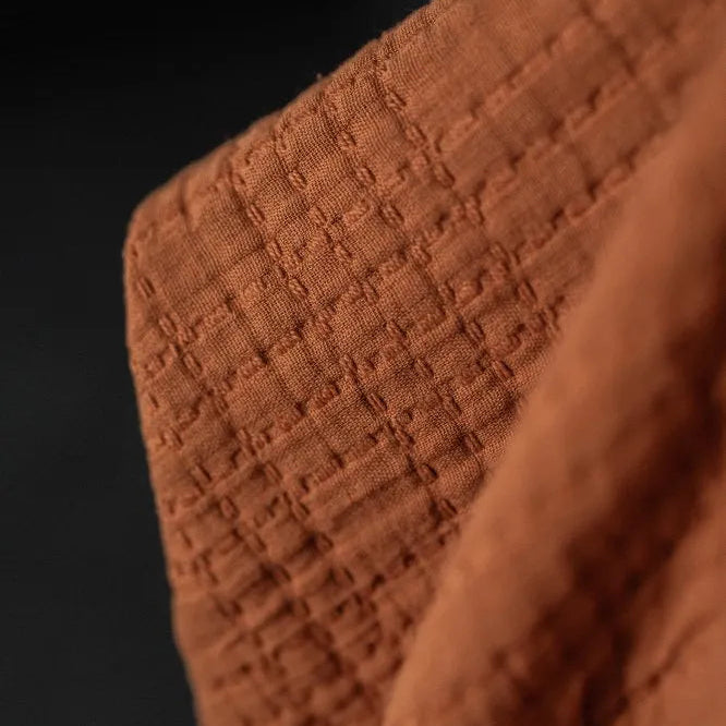 Merchant & Mills - Quilted Jacquard Cotton - Soft Stitch - Compote
