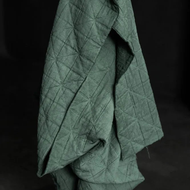 Merchant & Mills - Quilted Jacquard Cotton - Viridian