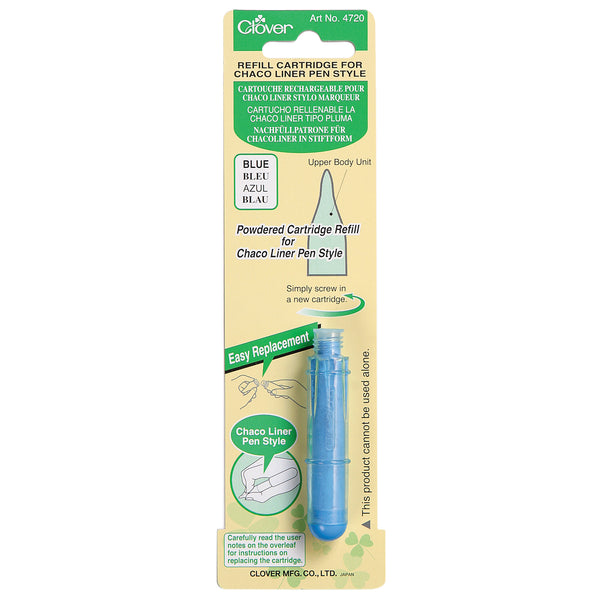 Clover 4720 - Chaco Liner Refill Cartridge - Blue