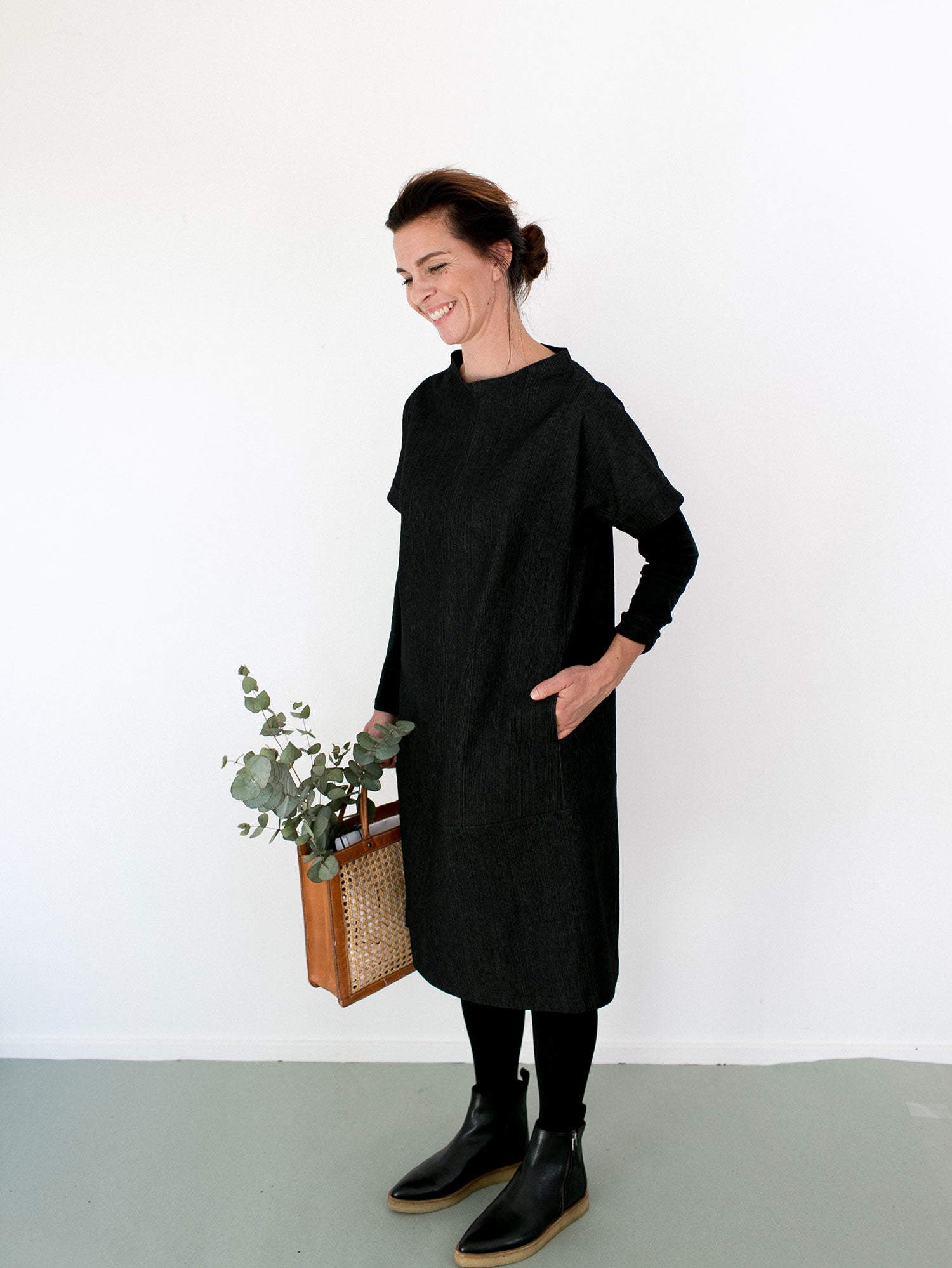The Assembly Line - Cap Sleeve Dress