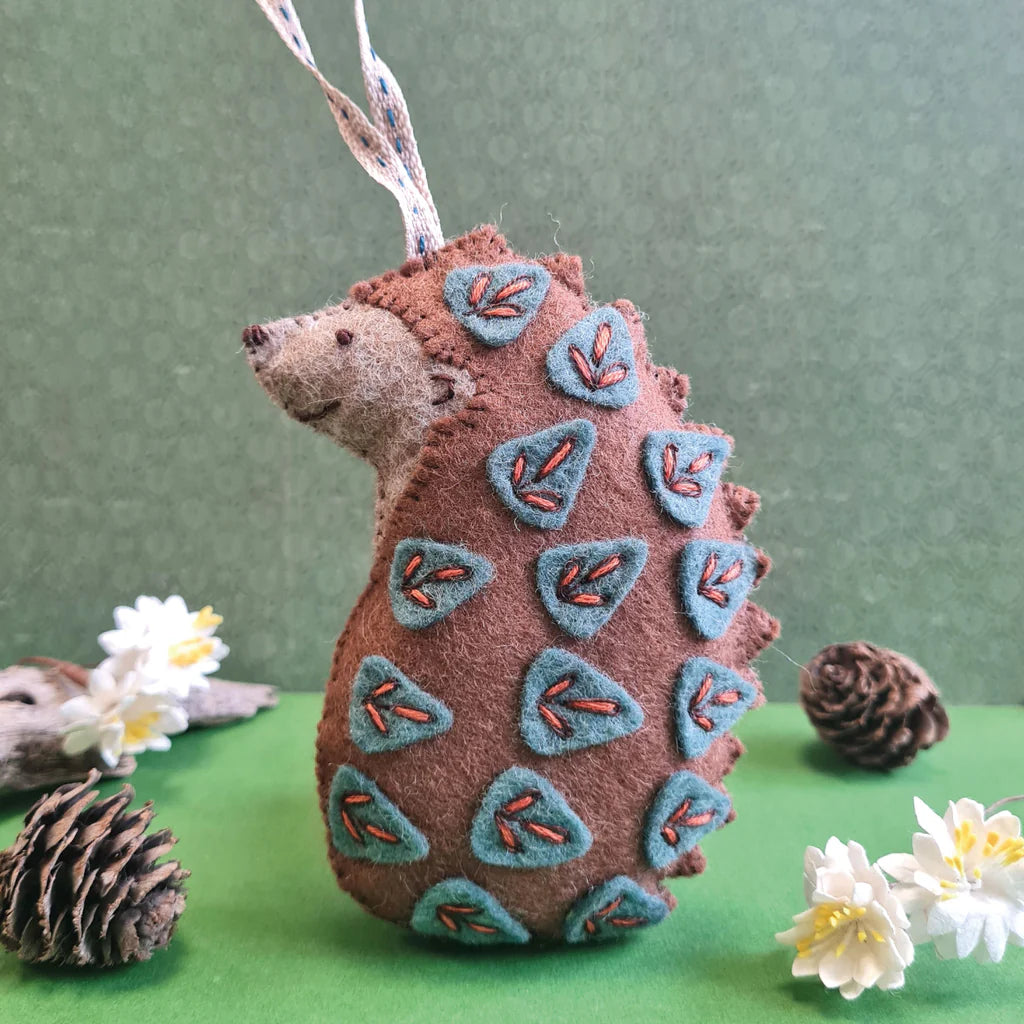 Corinne Lapierre Craft Kit - Folk Embroidered Hedgehog