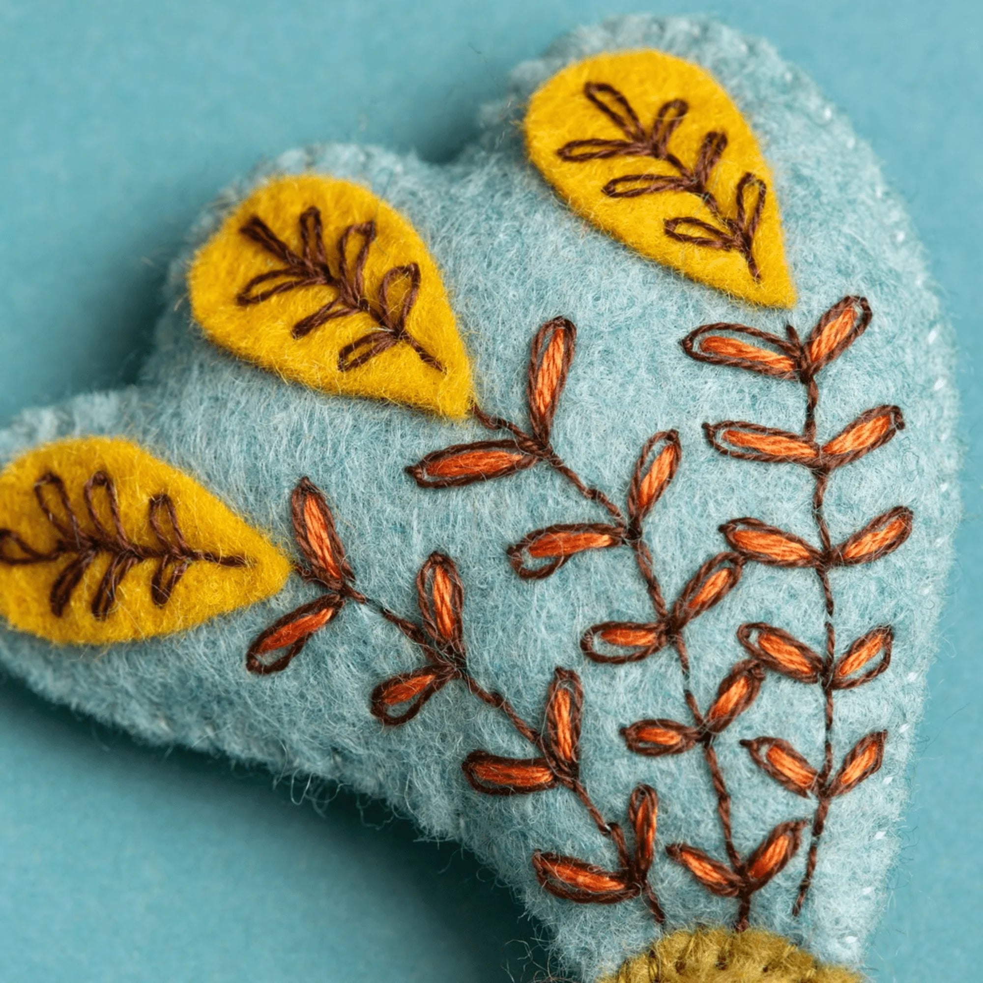 Felt Craft Kit - Folk Peacock