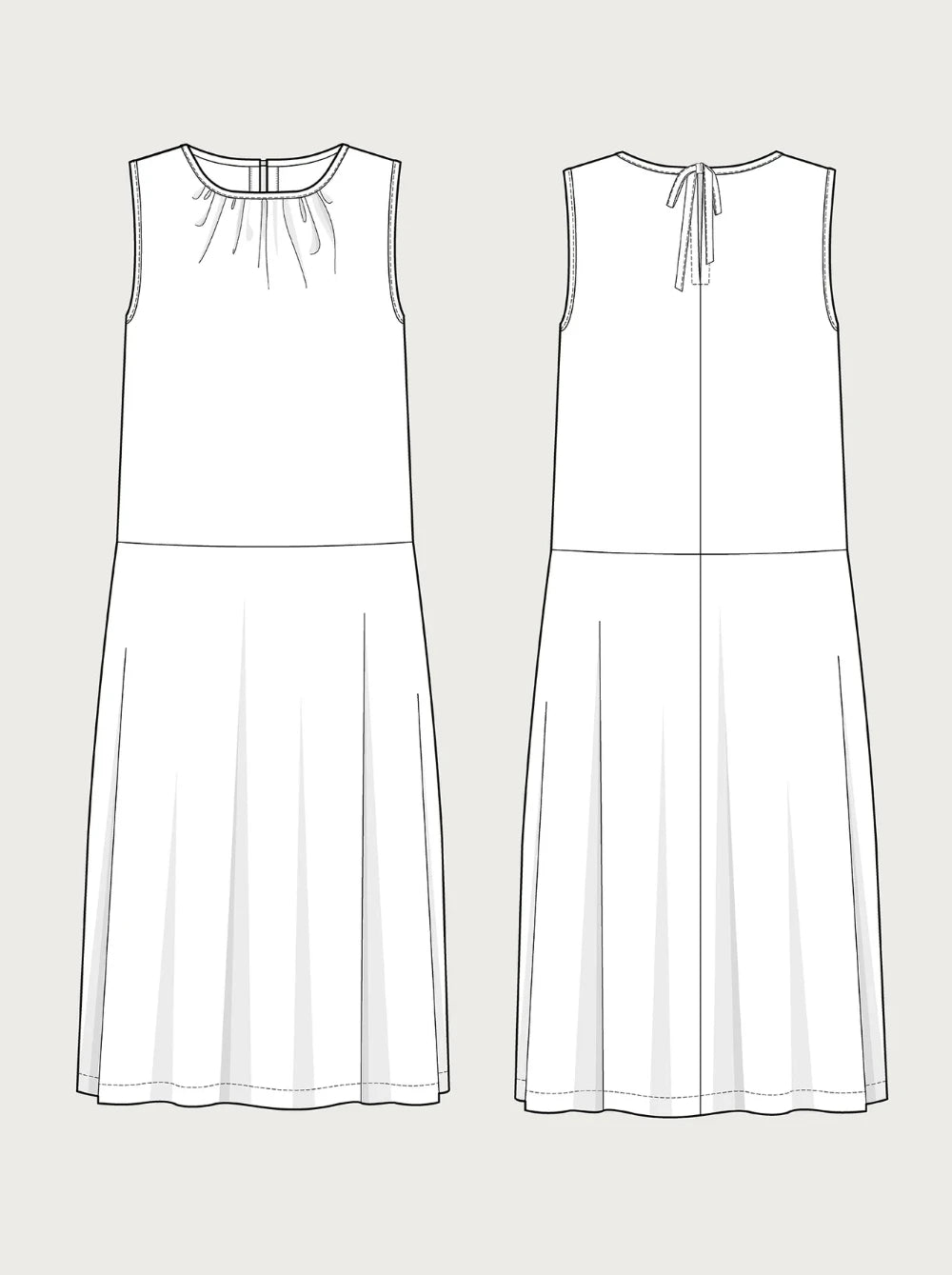 The Assembly Line - Drop Waist Dress