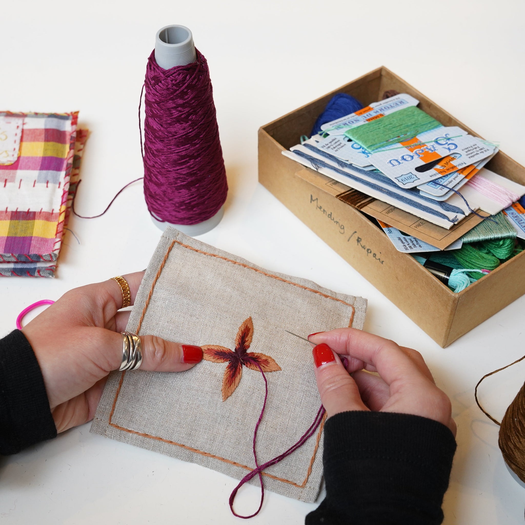 Introduction to Thread Painting Embroidery with Tamsin Lines