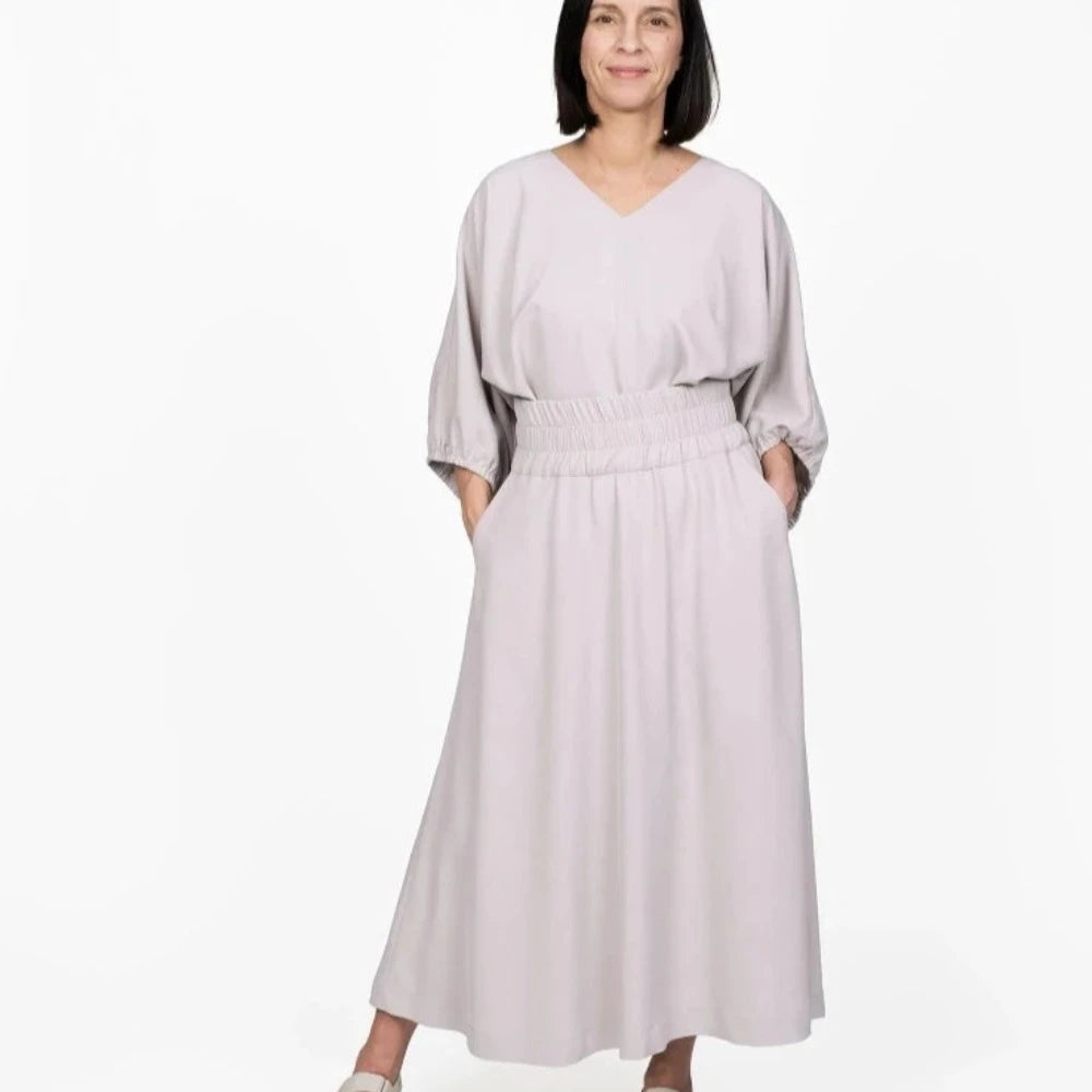 The Assembly Line - Elastic Waist Maxi Skirt