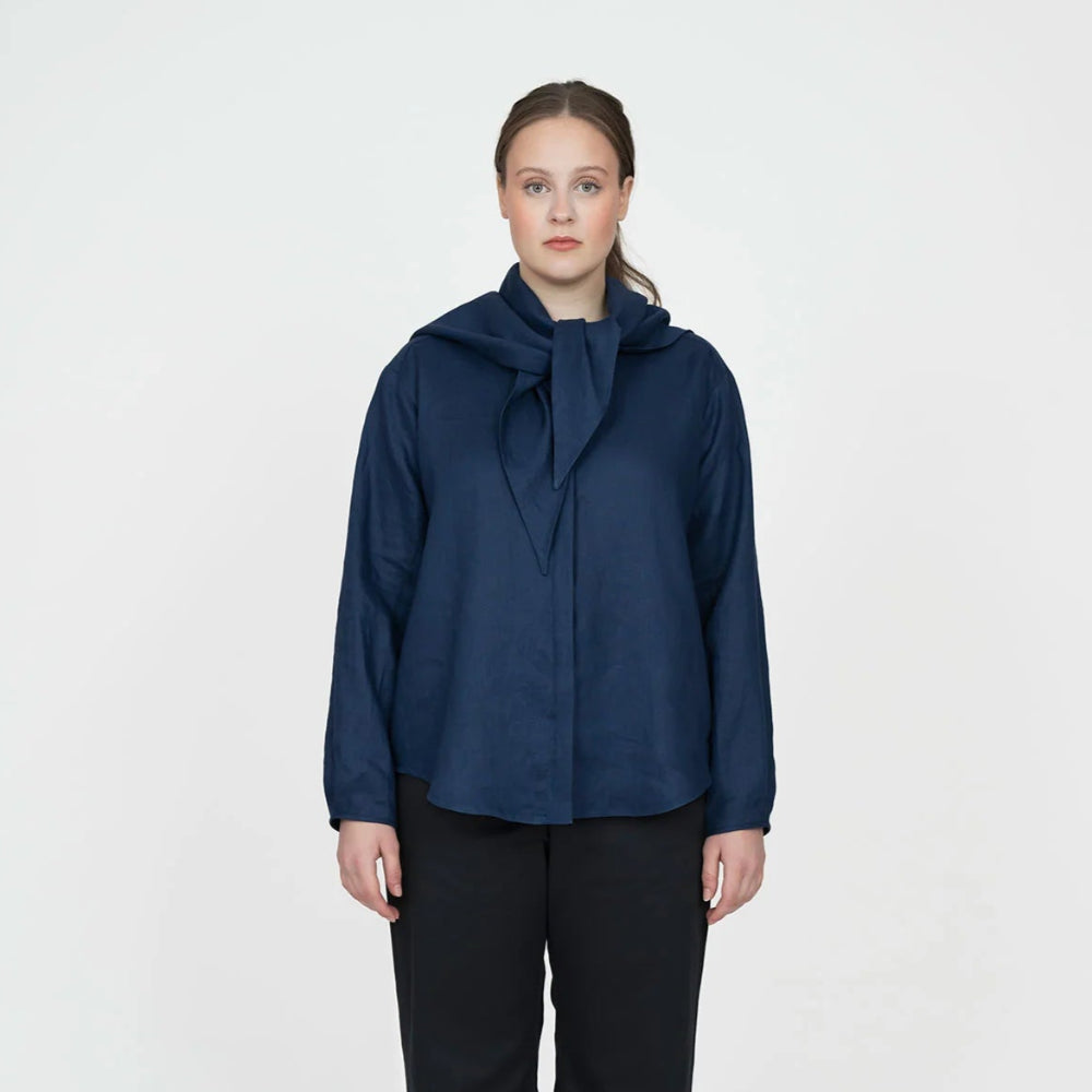 The Assembly Line - Scarf Collar Shirt