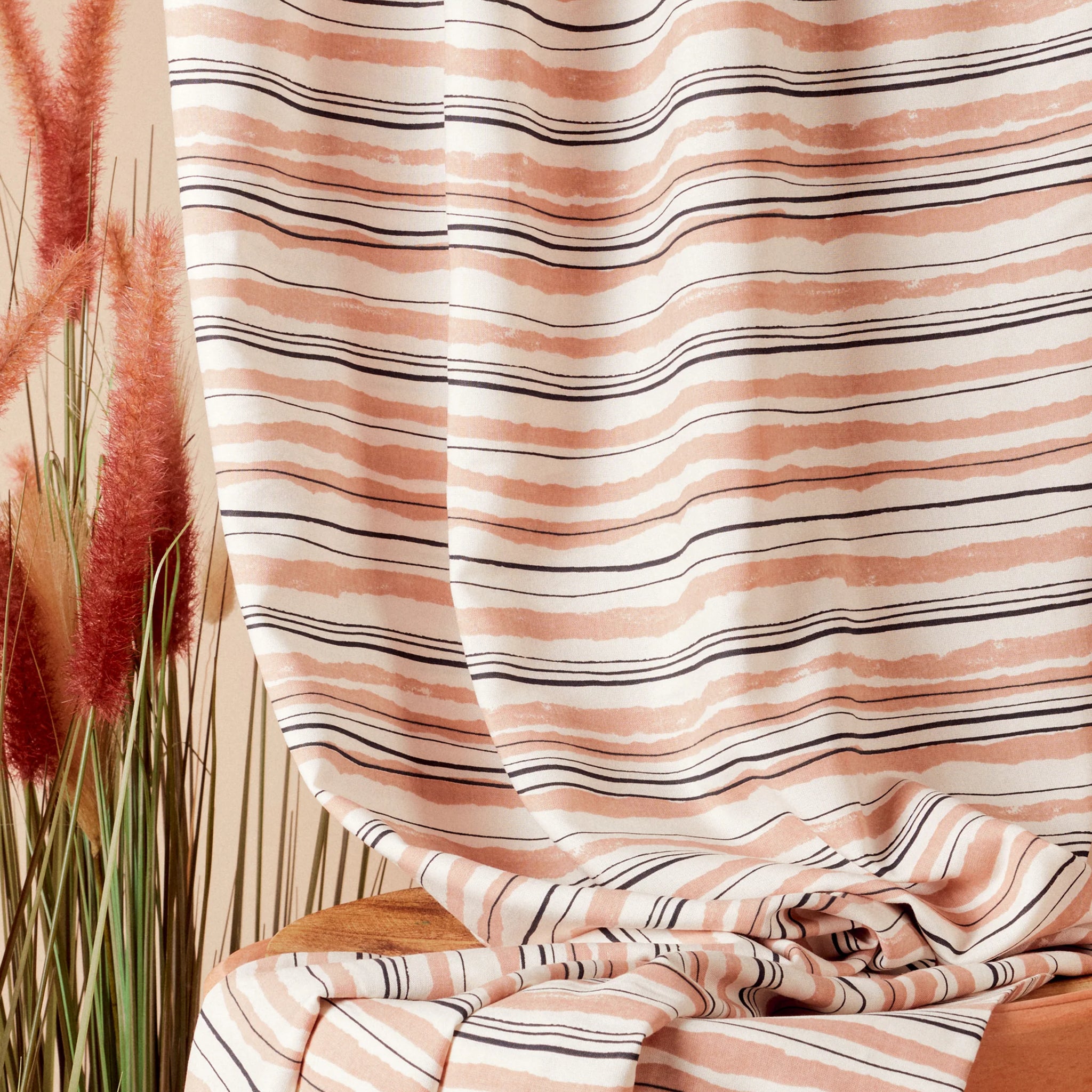 Atelier Brunette - Printed Viscose - Flow - Off-White