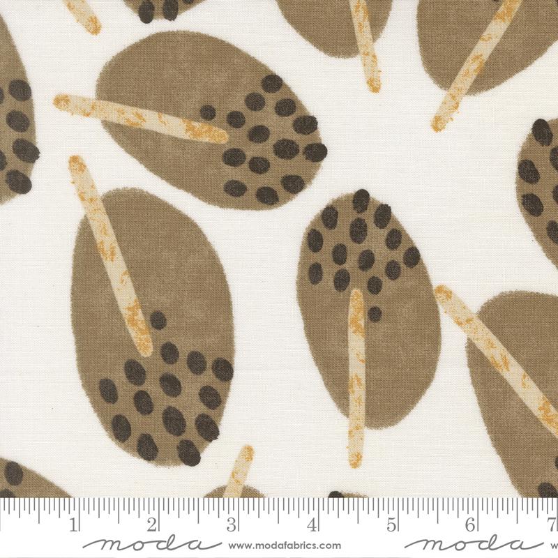 Printed Cotton Poplin - Mira - Stillness - Pearl