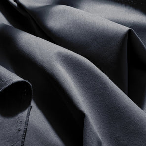 Atelier Brunette - Lightweight Cotton Gabardine - Deep Charcoal