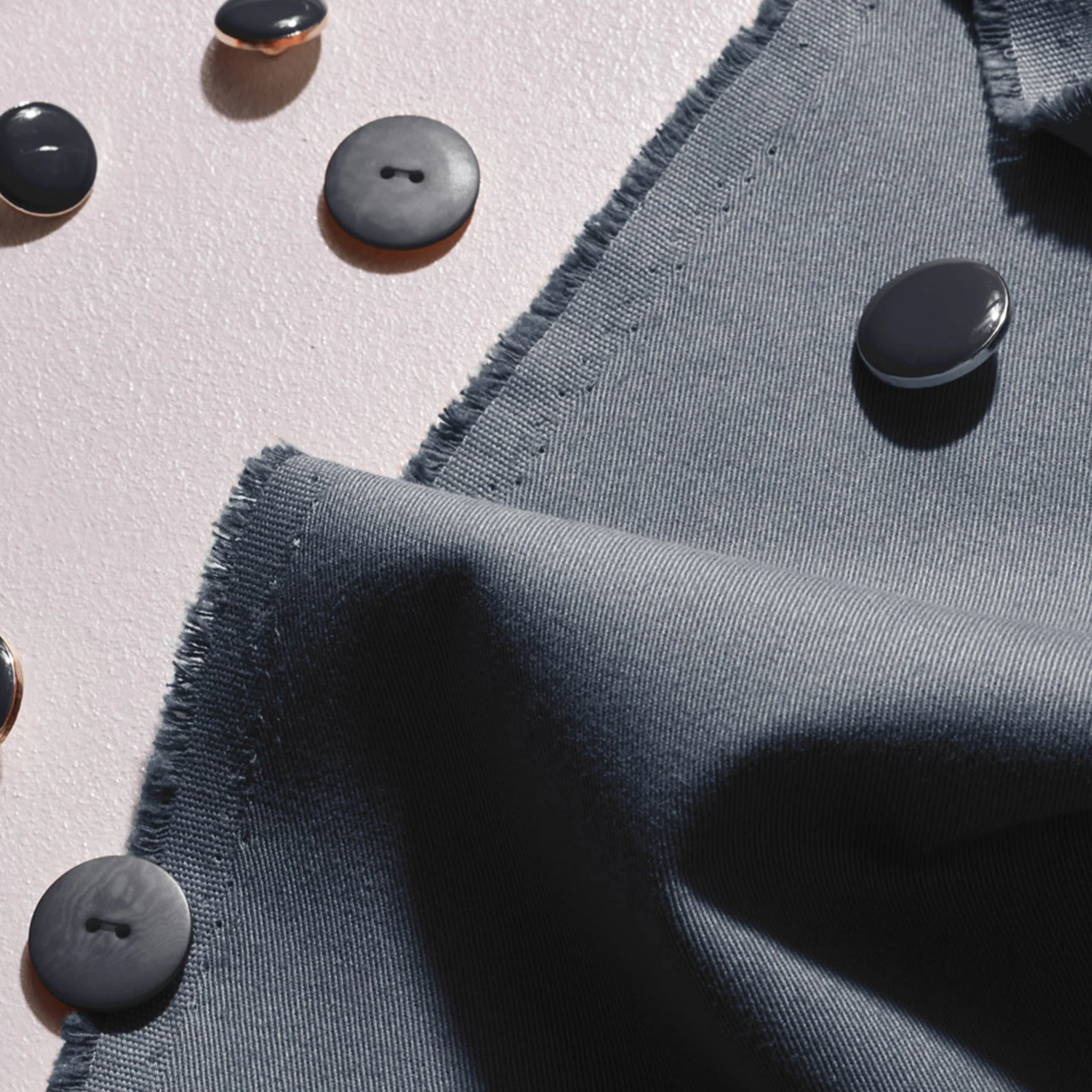 Atelier Brunette - Lightweight Cotton Gabardine - Deep Charcoal