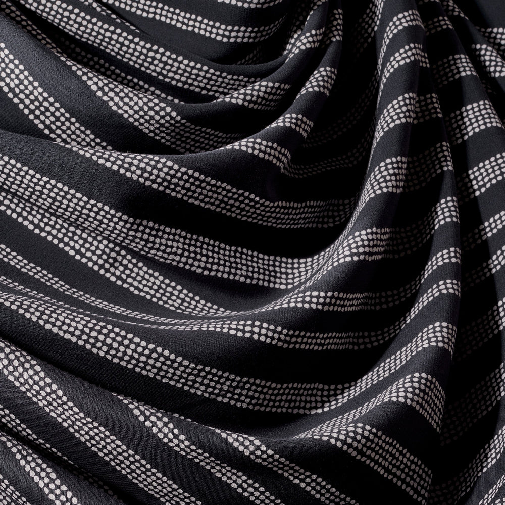 Atelier Brunette - Printed Viscose - Gaïa - Deep Charcoal