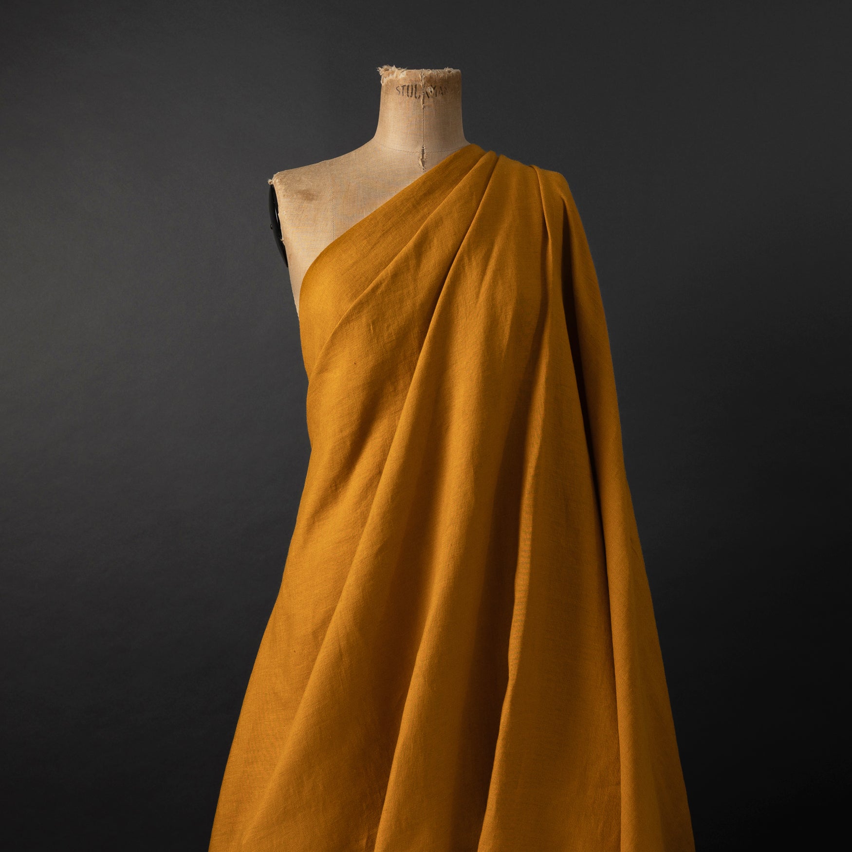 European Washed Linen - Gamboge