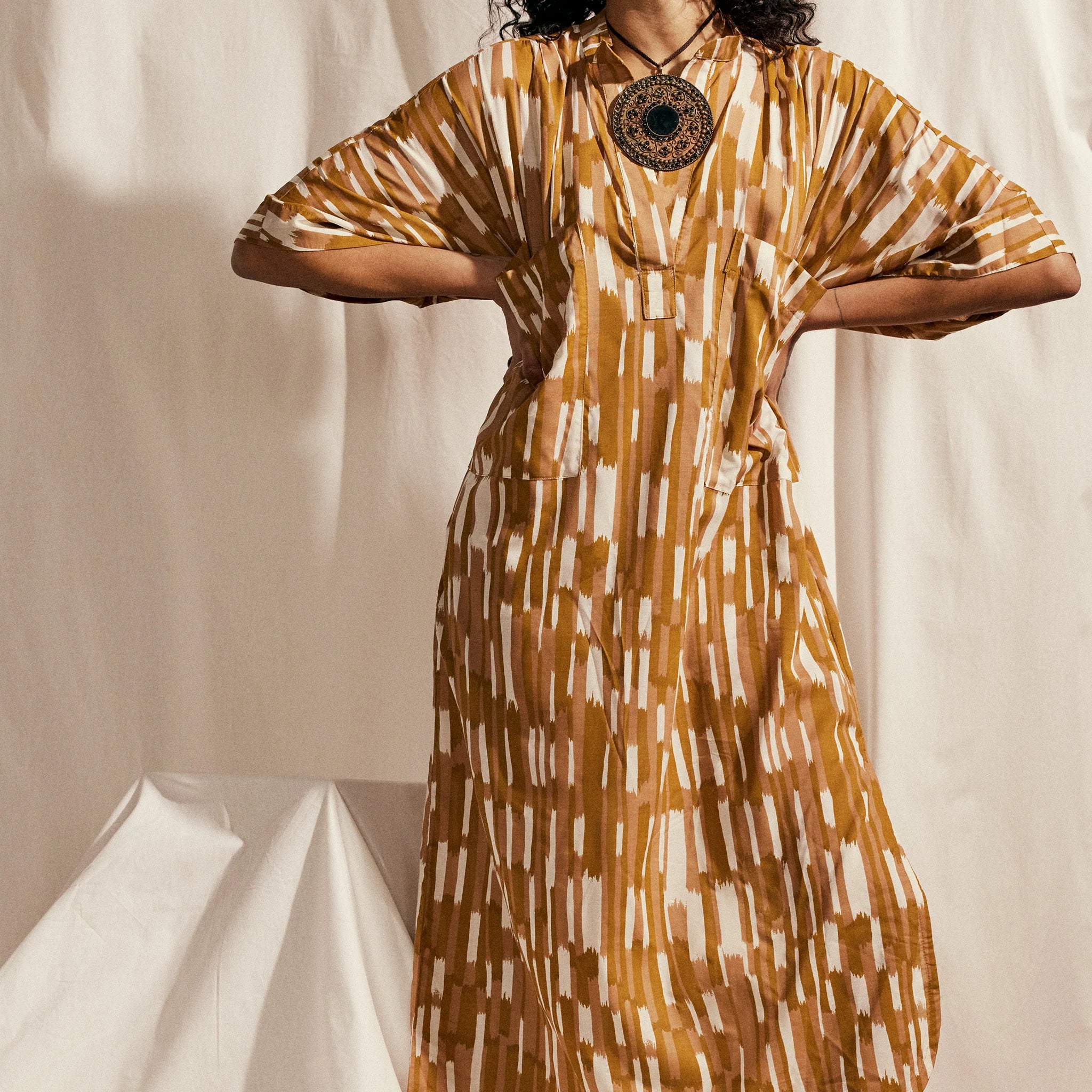 Atelier Brunette - Printed Viscose - Imany - Pecan Pie