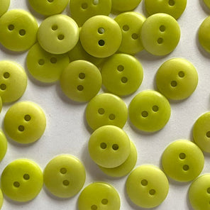 Corozo Button - Bright Lime