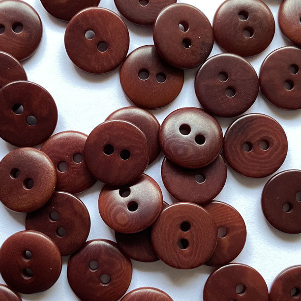 Corozo Button - Brown