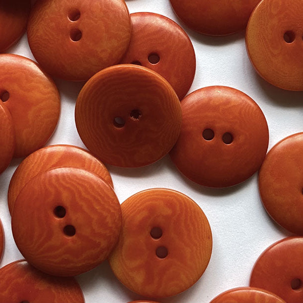 Corozo Button - Orange