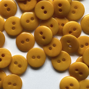 Corozo Button - Yellow