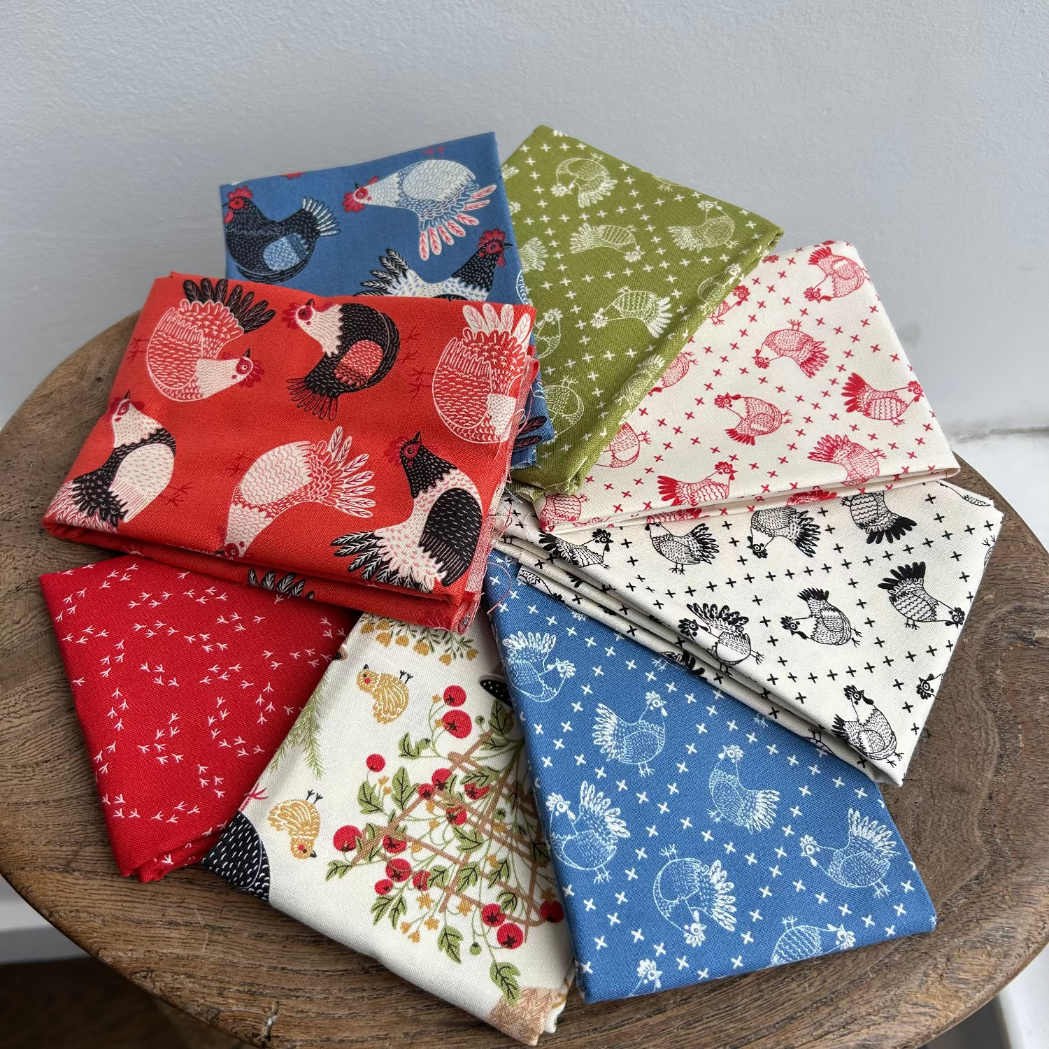 The Henhouse - Fat Quarter Bundle of 8
