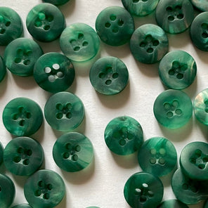 Bio Resin Buttons - Green