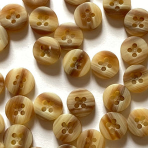 Bio Resin Buttons - Beige