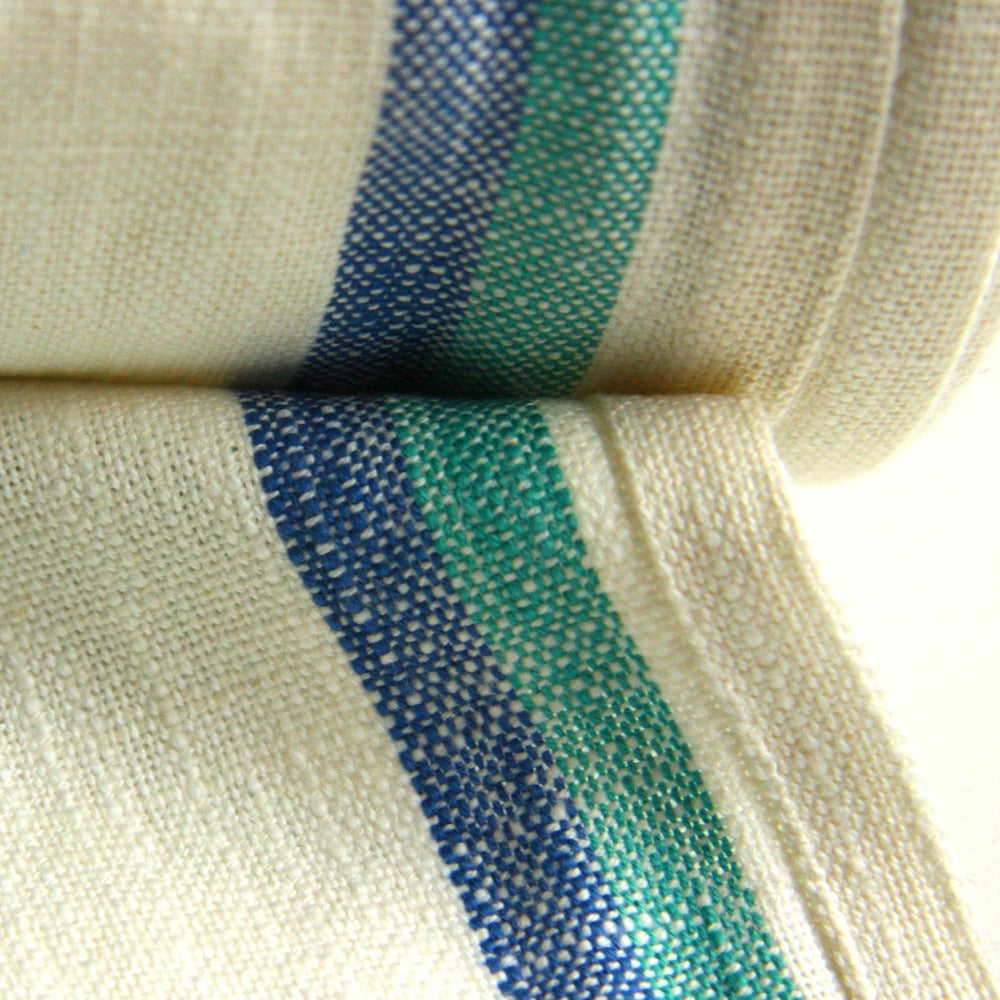 Alexia Marcelle Abegg - Jolie Toweling 16" - Apron Stripes Chore Coat - Blue