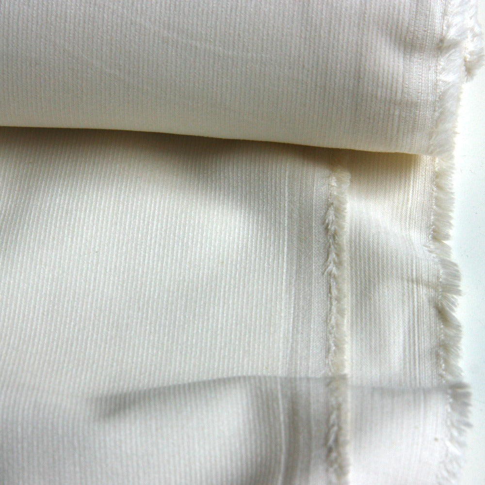 Cotton Needlecord - Ecru