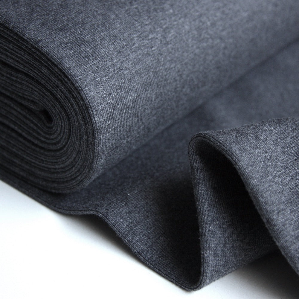 Organic Cotton Cuffing - Anthracite Marl
