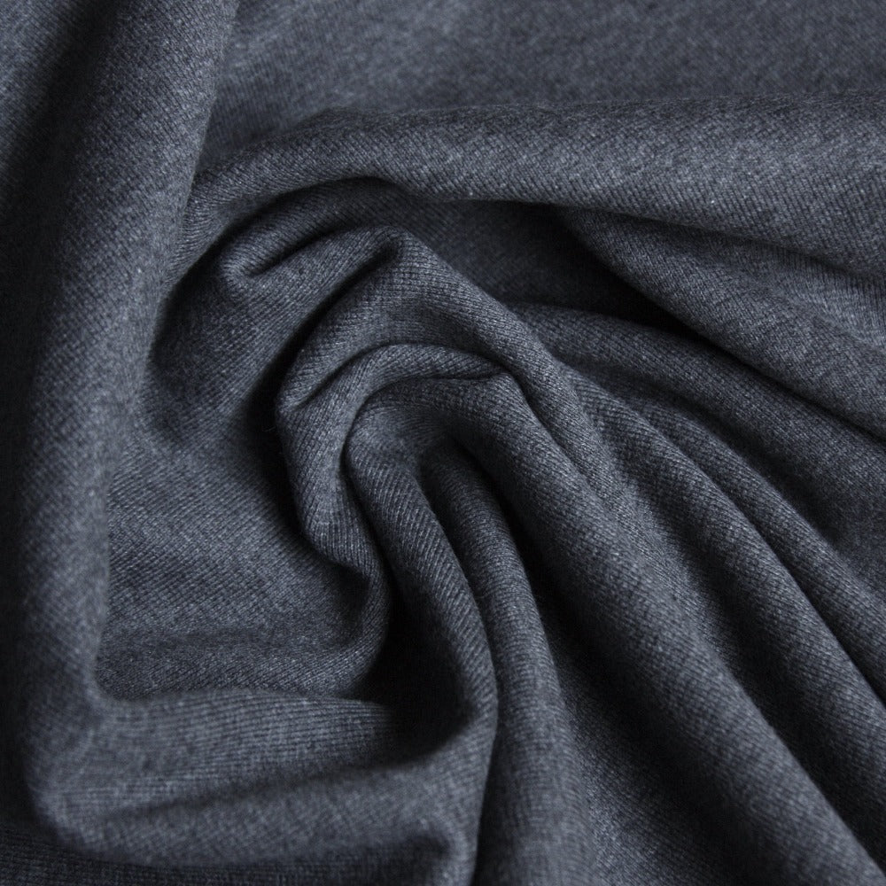 Organic Cotton Cuffing - Anthracite Marl